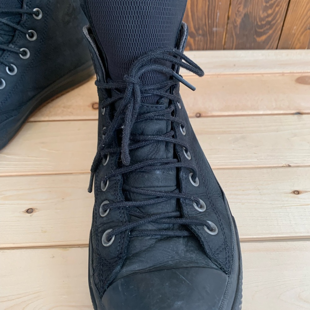 Converse Chuck Taylor All Star Men’s 
Waterproof Nubuck Boots in Black-Rare - Picture 3 of 16